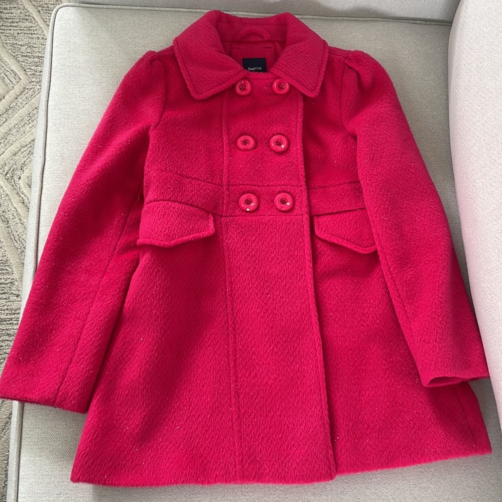Gap girls pink coat